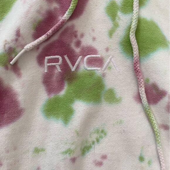 RVCA Tie Dye Sweatshirt Hoodie Womens Size Small - Picture 3 of 8